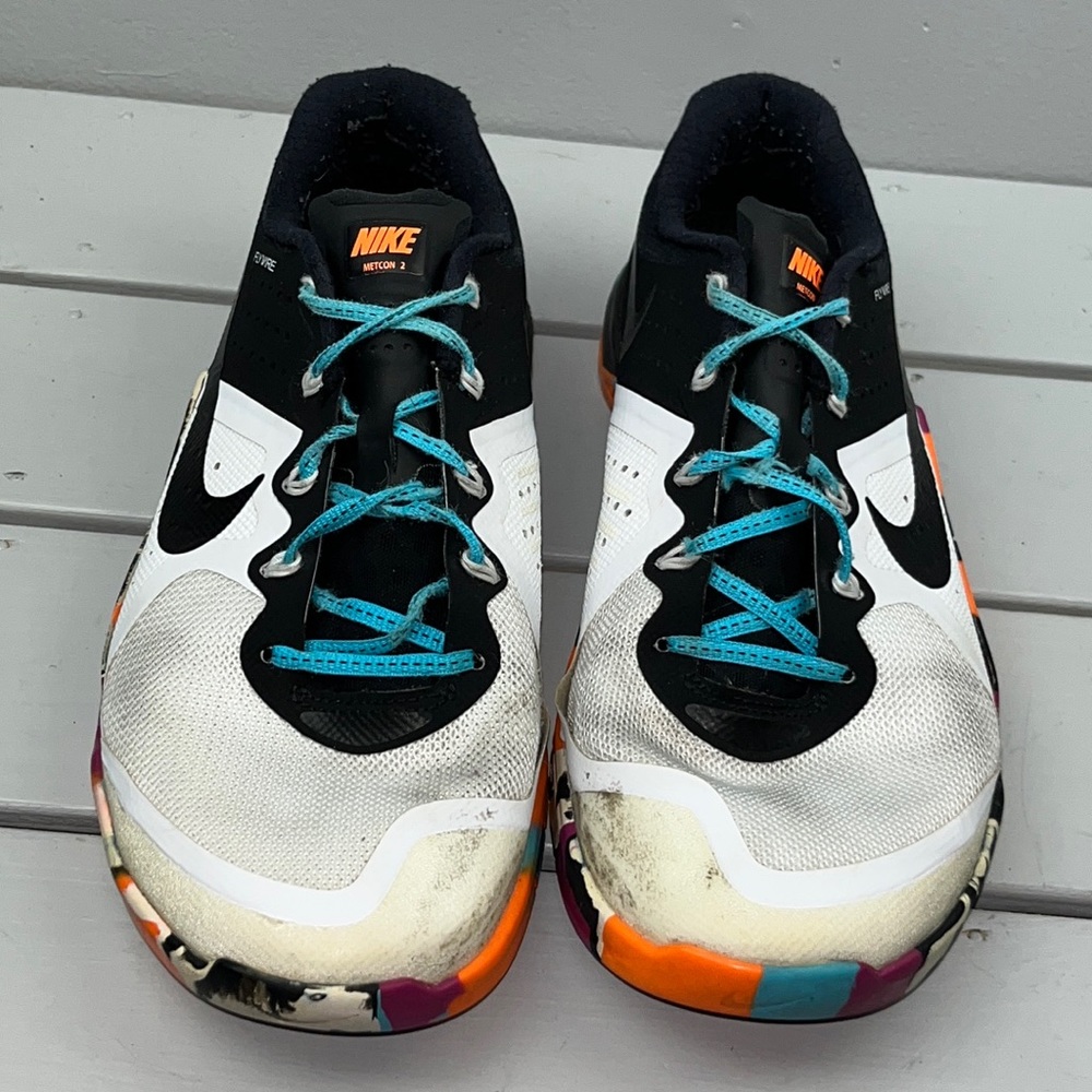 Nike Metcon 2 Flywire Running Shoe Lace Up Athletic Training Sneaker 821913 Sz 9